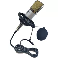 Microfono Condenser Lujo Wvngr Bm-700 Con Cable Y Tripode