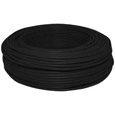 Cable Eléctrico Eva 1.5mm Negro Libre De Halógenos 100 Mts