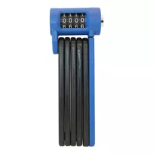 Candado Plegable Odis K1200cp Combinación Azul/negro Bt