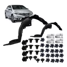 Par Parabarro Honda City 2009 2010 2011 2012 + Kit Fixação