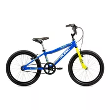 Bicicleta Niño Infantil Olmo Reaktor R20 Frenos V-brakes Color Azul Con Pie De Apoyo 