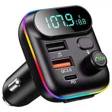 Transmisor Fm Cargador Usb Reproductor Mp3 Handsfree Auto