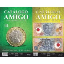 Livro Catálogo Amigo 2022 Moedas E Cédulas Brasileiras 2 Em1