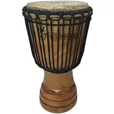 Tambor Djembe Tallado A Mano De África - 9''x 18 '' Tamaño P