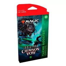 Magic Theme Booster Innistrad Crimson Vow Voto Inglês Verde