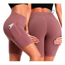 Short Deportivo Gym Correr Licra Súper Calidad Bolsa Cel Xsh