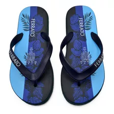 Sandalias Andrea Ferrato Hombre Azul Marino Playa Flexibles