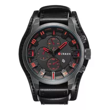 Reloj Curren 8225 De Cuero Y Cuarzo Para Hombre