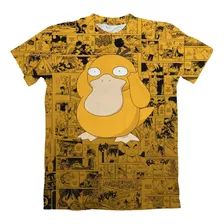 Camisa Camiseta Anime Pokemon Psyduck 