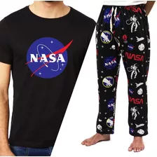 Conjunto Pijama Nasa Remera Pantalón Diseños Varios