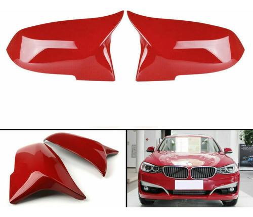 Cubiertas De Espejo Rojas Para Bmw F30 F31 Sedan 2012-2018 Foto 2