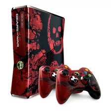 Microsoft Xbox 360 Slim 320gb Gears Of War 3 Limited Collector's Edition Color Rojo Y Negro