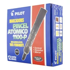 Pincel Atômico Canetão Marcador Pilot 1100-p Caixa C/ 12 Und