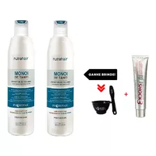 Kit 02 Redutor De Volume Monoi De Tahiti Nutra Hair 500ml