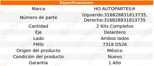 2- Kits De Clipers De Frenos Delanteros Sx4 2007/2014 Ho Foto 2