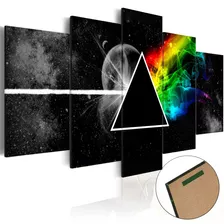 Quadro Decorativo Mosaico 5 Peças Pink Floyd