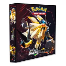 Álbum Pasta Fichário Pokémon Sol & Lua Ultra Prisma Coleção