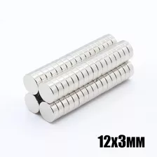 Ima Neodímio Disco 12mmx3mm 20 Peças