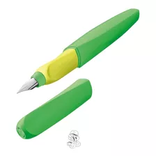 Lapicera Pluma Fuente Pelikan Twist - Verde Neon