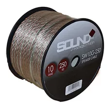 Soundbox Connected 10 Gauge 250 .speaker Wire 10 Ga Clear In