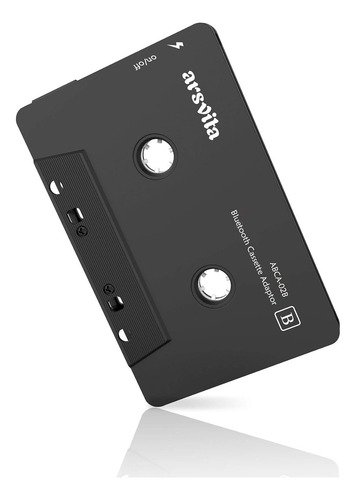 Receptor De Cassete Arsvita Inalámbrico Bluetooth 5.0 Negro