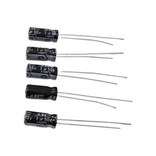 Kit Com 5 Capacitor Eletrolitico 1uf 50v 105º Marca Sc