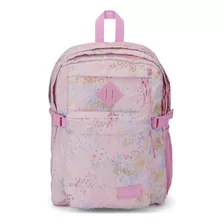 Mochila Jansport Main Campus Estampado Color Simplified Floral Diseño De La Tela Liso