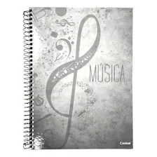 Credeal Música Caderno 50 Folhas Pautada Unidade X 27.5cm X 20cm Caderno De Musica