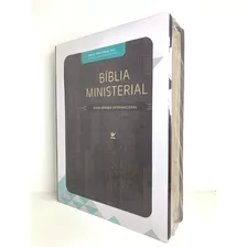 Bíblia Ministerial Nvi Capa Pu Marrom Escuro