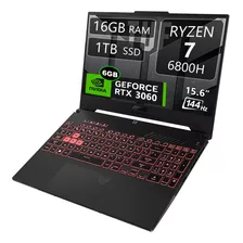 Asus Tuf A15 Fa507rm, Ryzen 7, 16gb, 1tb, Rtx3060, 144hz