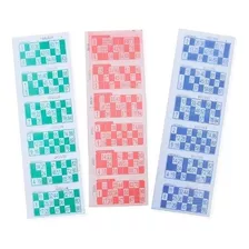 Talonario De Bingo Cartones Loteria Descartables 2016 Uni