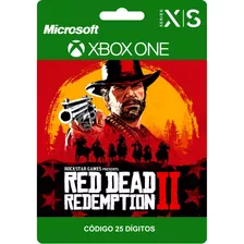 Red Dead Redemption 2 Xbox One Series Xs - Código 25 Dígitos