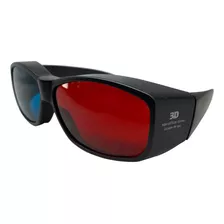 10x Óculos 3d Ultra Resistente Ótima Qualidade Red Cyan