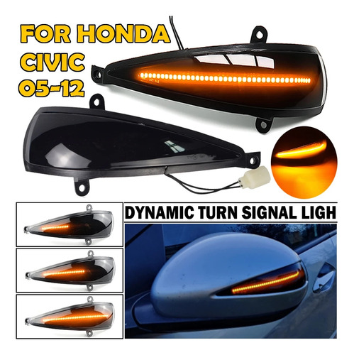 Luz De Seal Dinmica Adecuada Para Honda Civic No Foto 7