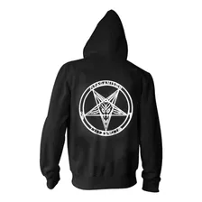  Sudadera De Cierre Hombre - Baphomet Pagan Goth