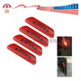 4x Red Safety Reflective Open Sign Warning Mark Car Door Dcy