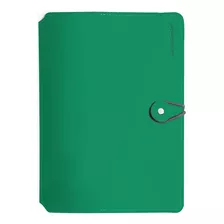 Agenda 2024 Diaria A5 Madison Vacavaliente Cuero Reciclado Color De La Portada Verde Lotus