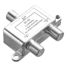 Divisor Splitter 2 Salidas Para Cable Coaxial Rg6 X3 Und