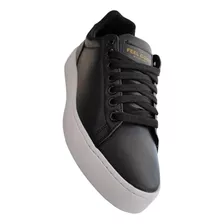 Zapatilla Hombre Feel Good Praga Authentic Black And White