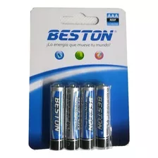 4 Baterías Pilas Aa Carbón 1.5 V Beston