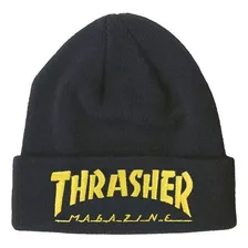 Gorro Thrasher Modelo Beannies Embroderie Negro Exclusivo