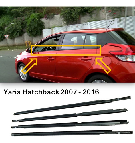 Cauelas Toyota Yaris Hatchback 2006-2013 Molduras Oem Foto 2