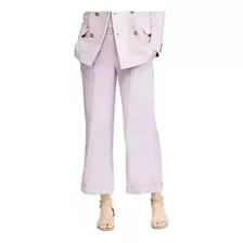 Pantalon Cropped De Lino Ralph Lauren Mujer Talla 12 / L