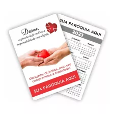 1.000 Calendários De Bolso Dízimo Lembrança Dizimista 2023 