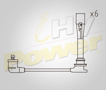 Jgo Cables Buja Epdm Para Kia Sportage 2.7l 6cil 2007 Foto 2