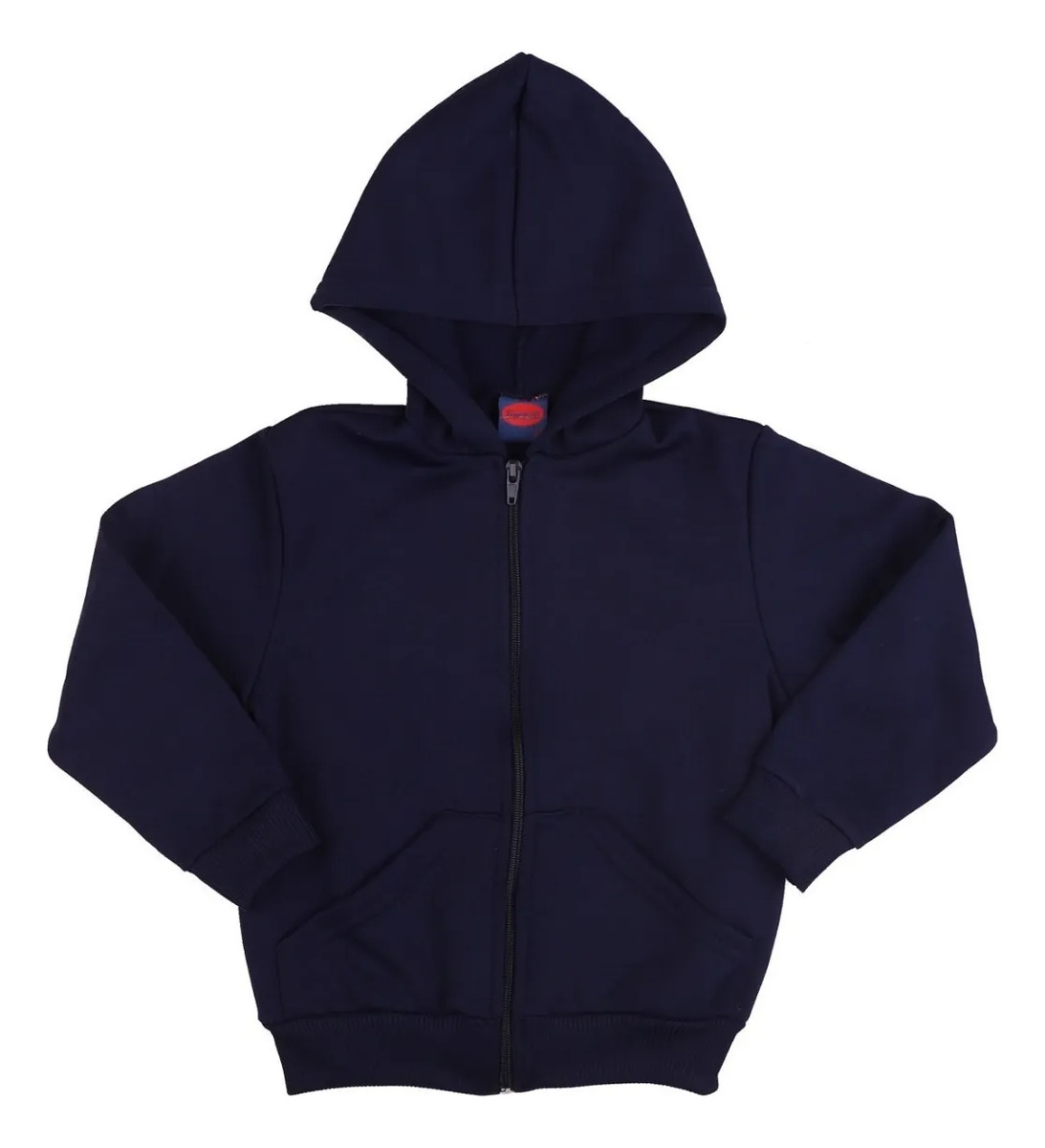 Campera Colegial Escolar Frisa Capucha Unisex Talles 14 A 16