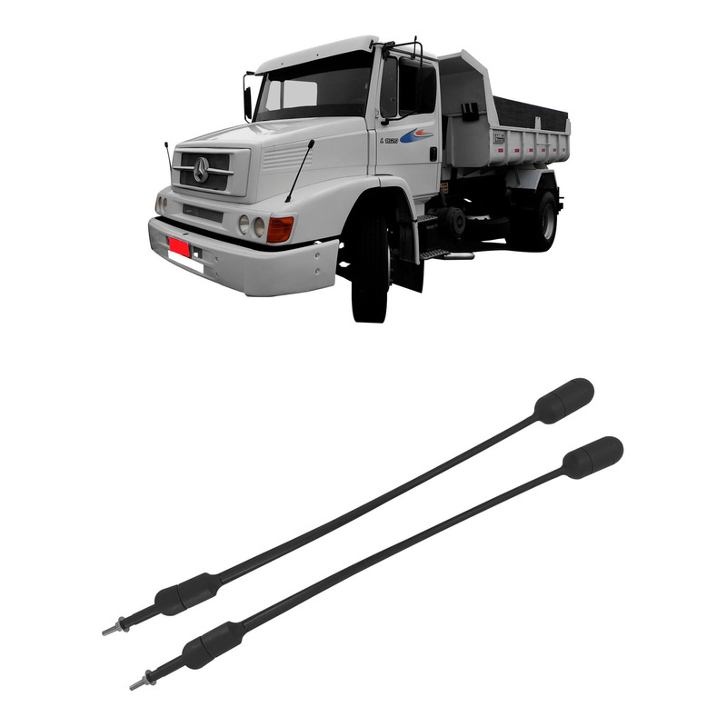 Adesivo 35x14cm Caminhão MB 1620 Mercedes Benz Graneleiro Ração Truck a375