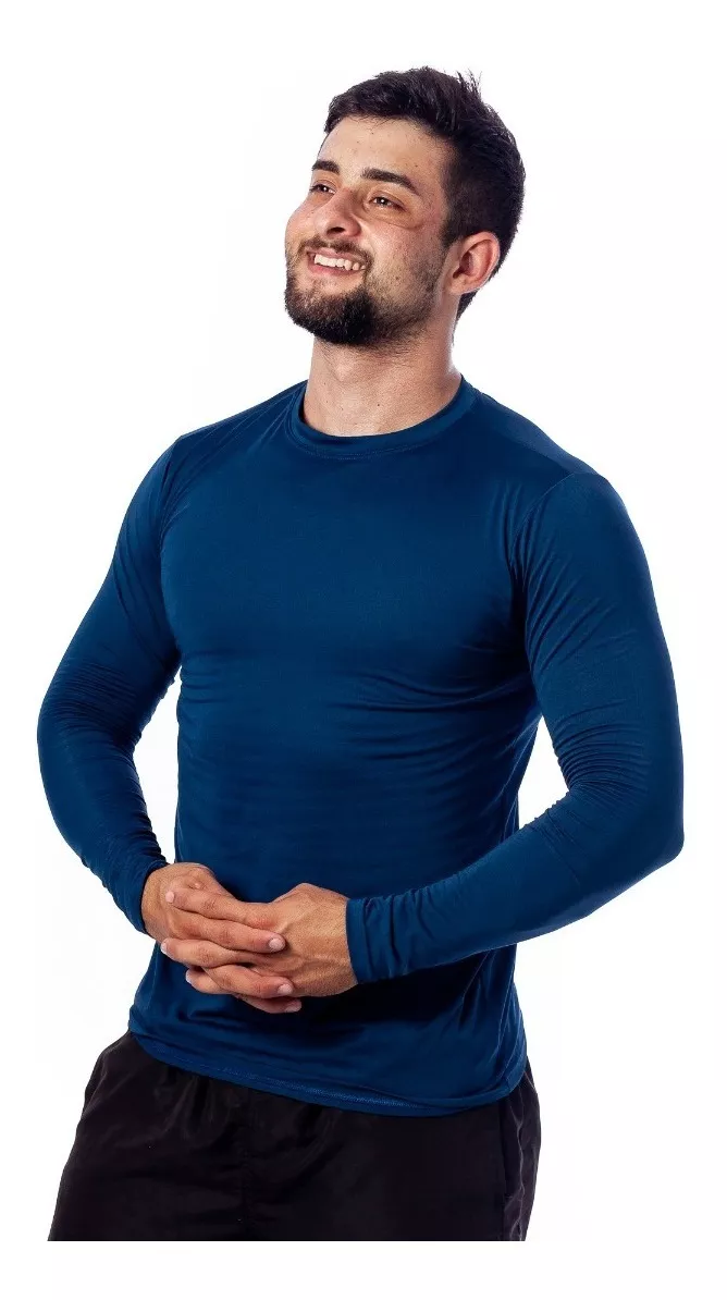 Combo 3 Blusa Camisa Com Proteção Uv Solar Térmica Masculina