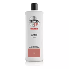 Nioxin 4 Cleanser Shampoo Anticaida 1000ml Cabello Teñido 