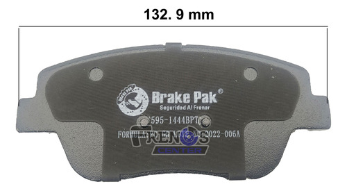 Pastilla Freno Del Brake Pak Para Hyundai Sonata Foto 7